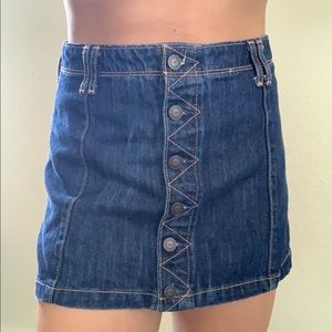 Hollister Button Down Skirt